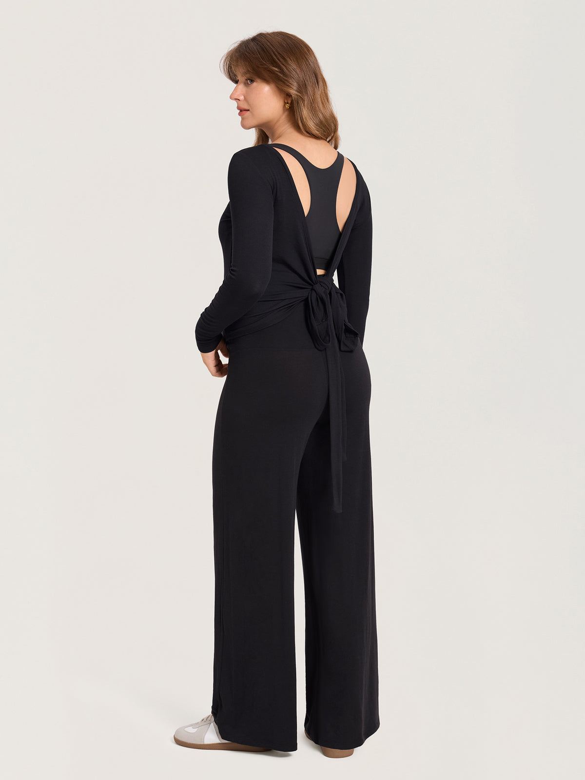 Modal Rib Knit Maternity Ballet Wrap Top